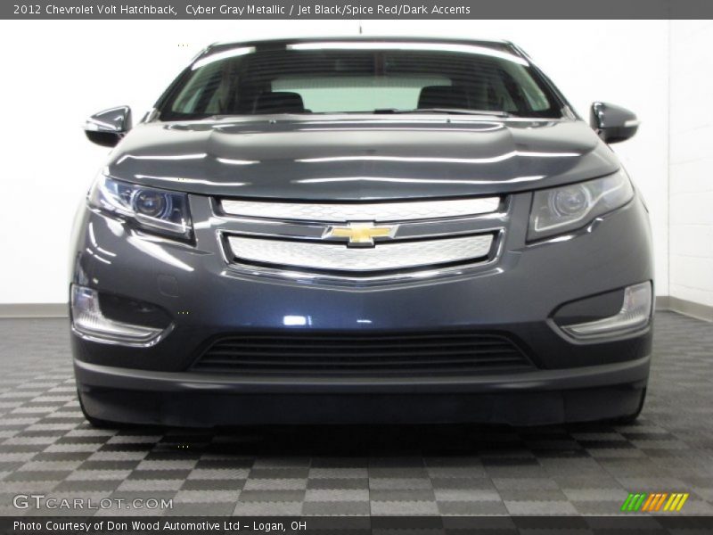 Cyber Gray Metallic / Jet Black/Spice Red/Dark Accents 2012 Chevrolet Volt Hatchback