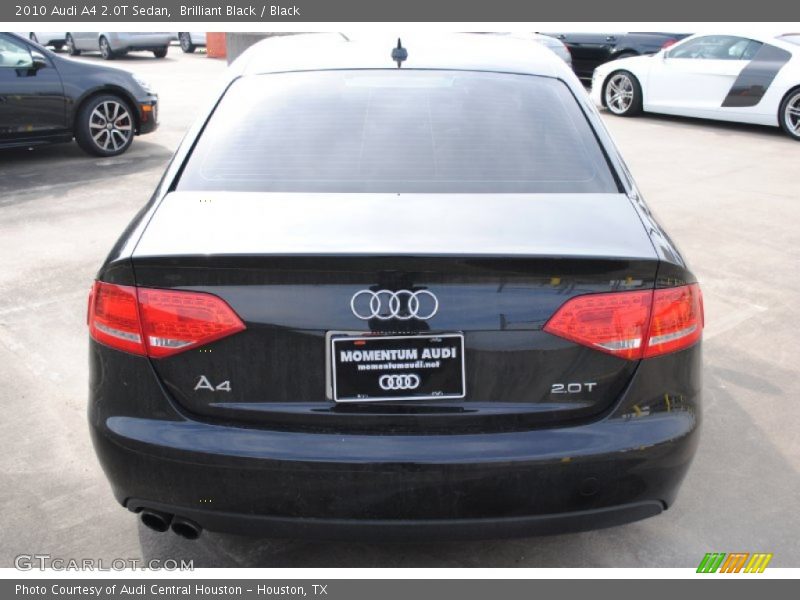 Brilliant Black / Black 2010 Audi A4 2.0T Sedan