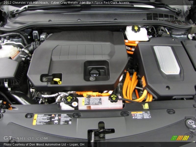 Cyber Gray Metallic / Jet Black/Spice Red/Dark Accents 2012 Chevrolet Volt Hatchback