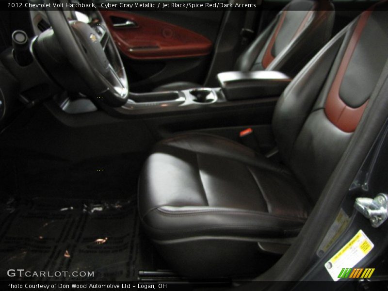 Cyber Gray Metallic / Jet Black/Spice Red/Dark Accents 2012 Chevrolet Volt Hatchback