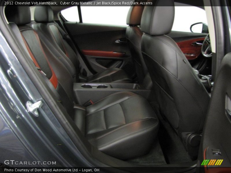 Cyber Gray Metallic / Jet Black/Spice Red/Dark Accents 2012 Chevrolet Volt Hatchback