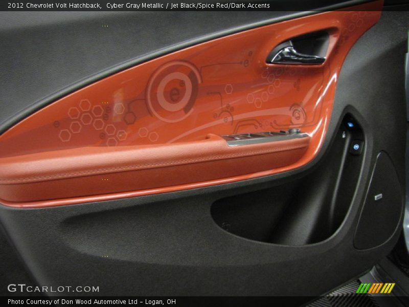 Cyber Gray Metallic / Jet Black/Spice Red/Dark Accents 2012 Chevrolet Volt Hatchback
