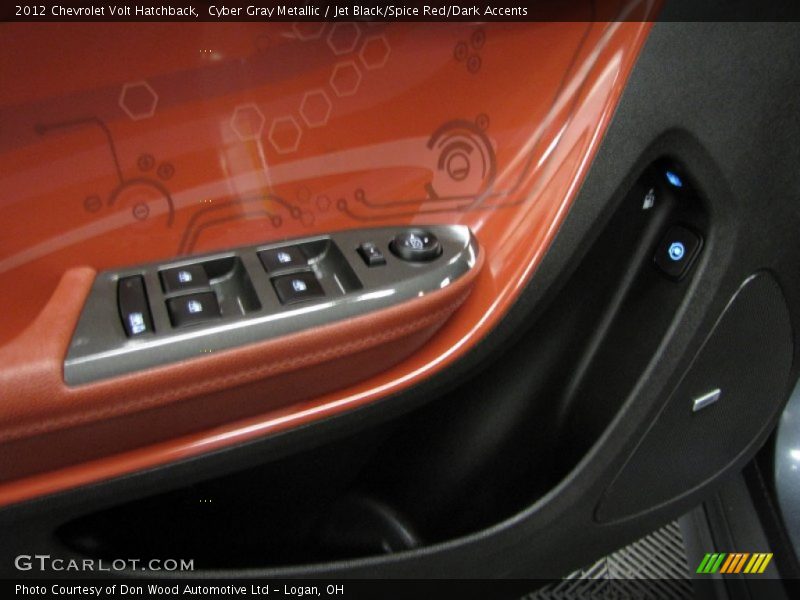 Cyber Gray Metallic / Jet Black/Spice Red/Dark Accents 2012 Chevrolet Volt Hatchback