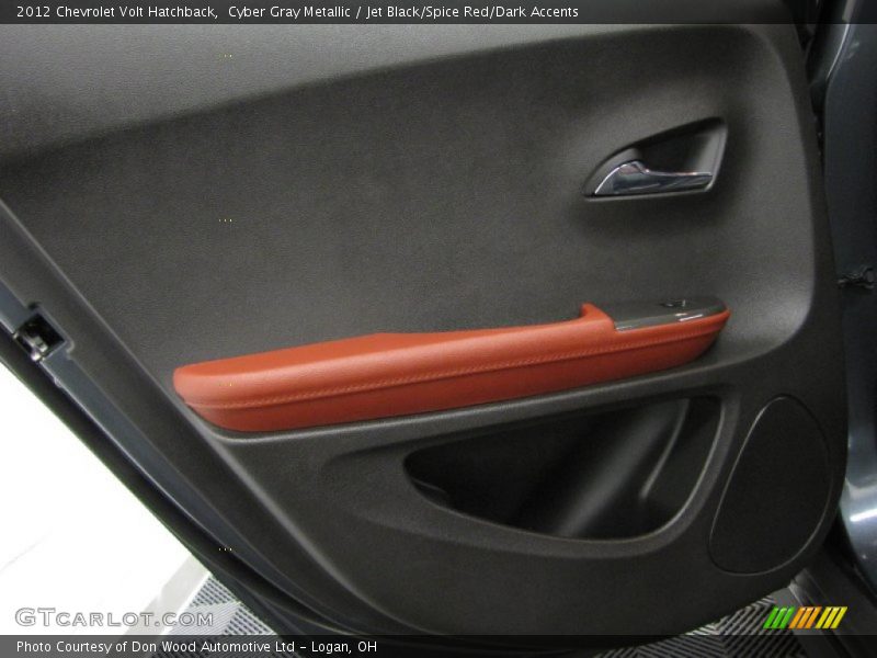 Cyber Gray Metallic / Jet Black/Spice Red/Dark Accents 2012 Chevrolet Volt Hatchback