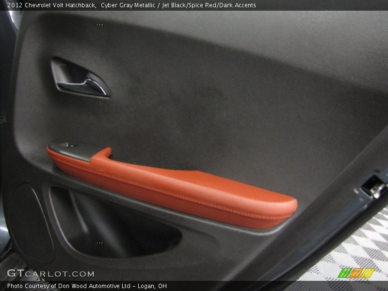Cyber Gray Metallic / Jet Black/Spice Red/Dark Accents 2012 Chevrolet Volt Hatchback