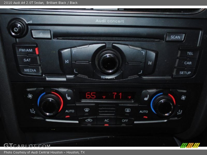 Brilliant Black / Black 2010 Audi A4 2.0T Sedan
