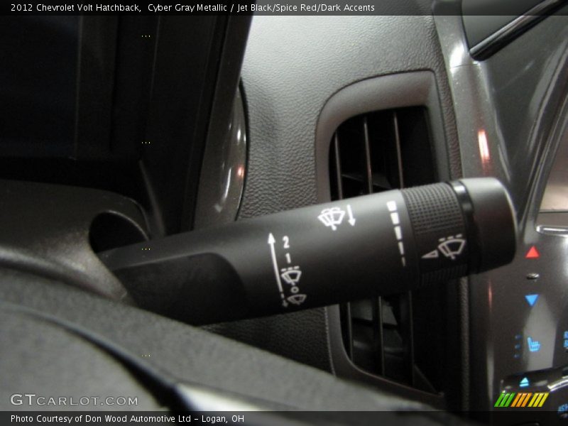 Cyber Gray Metallic / Jet Black/Spice Red/Dark Accents 2012 Chevrolet Volt Hatchback