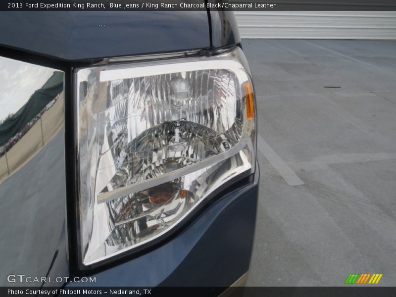 Blue Jeans / King Ranch Charcoal Black/Chaparral Leather 2013 Ford Expedition King Ranch
