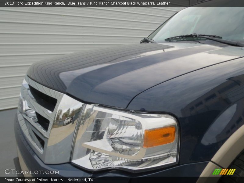 Blue Jeans / King Ranch Charcoal Black/Chaparral Leather 2013 Ford Expedition King Ranch