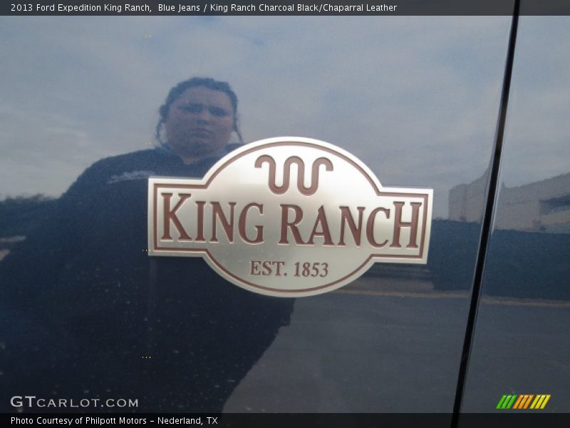 Blue Jeans / King Ranch Charcoal Black/Chaparral Leather 2013 Ford Expedition King Ranch