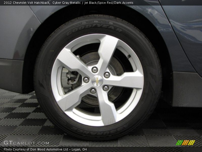 Cyber Gray Metallic / Jet Black/Spice Red/Dark Accents 2012 Chevrolet Volt Hatchback