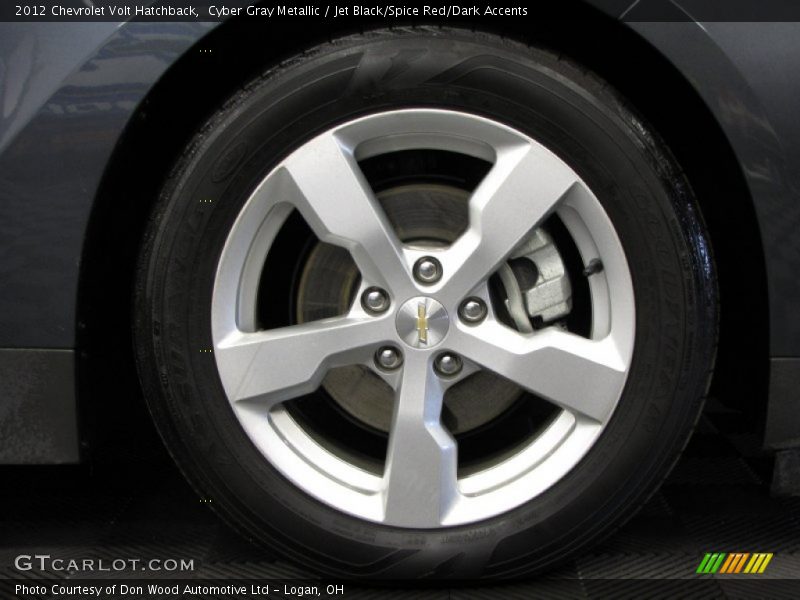 Cyber Gray Metallic / Jet Black/Spice Red/Dark Accents 2012 Chevrolet Volt Hatchback