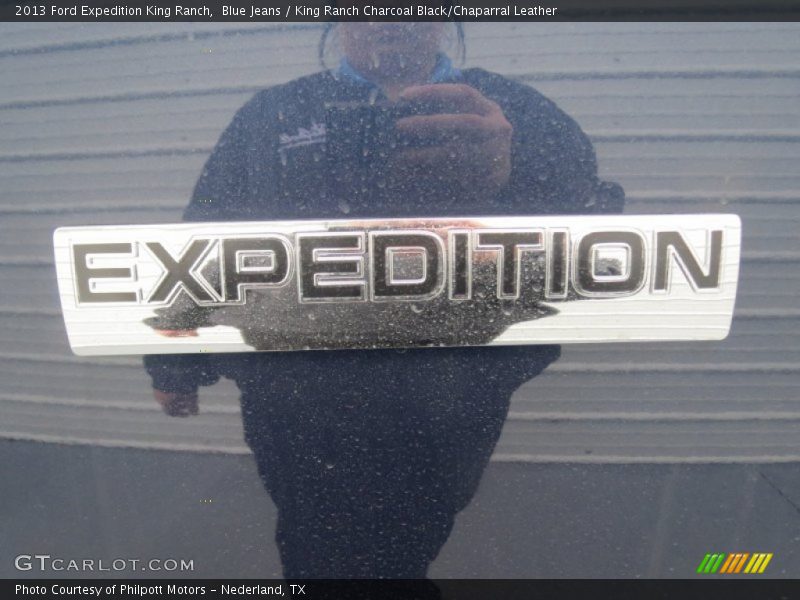 Blue Jeans / King Ranch Charcoal Black/Chaparral Leather 2013 Ford Expedition King Ranch