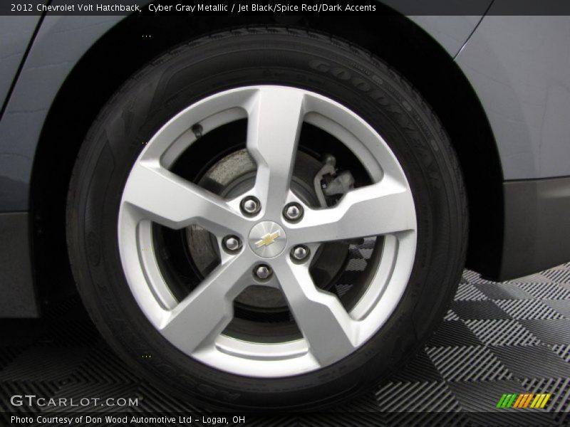 Cyber Gray Metallic / Jet Black/Spice Red/Dark Accents 2012 Chevrolet Volt Hatchback