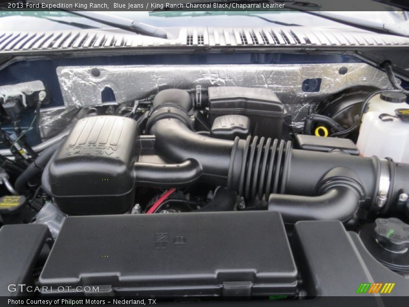 Blue Jeans / King Ranch Charcoal Black/Chaparral Leather 2013 Ford Expedition King Ranch