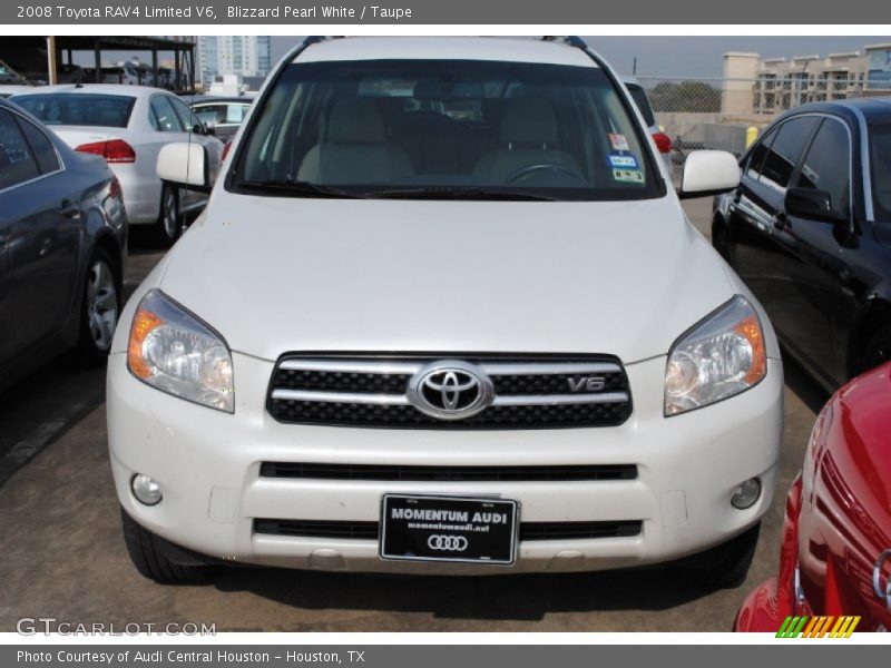 Blizzard Pearl White / Taupe 2008 Toyota RAV4 Limited V6