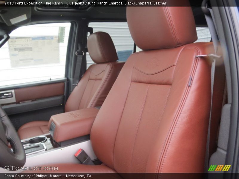 Blue Jeans / King Ranch Charcoal Black/Chaparral Leather 2013 Ford Expedition King Ranch