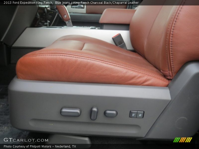Blue Jeans / King Ranch Charcoal Black/Chaparral Leather 2013 Ford Expedition King Ranch