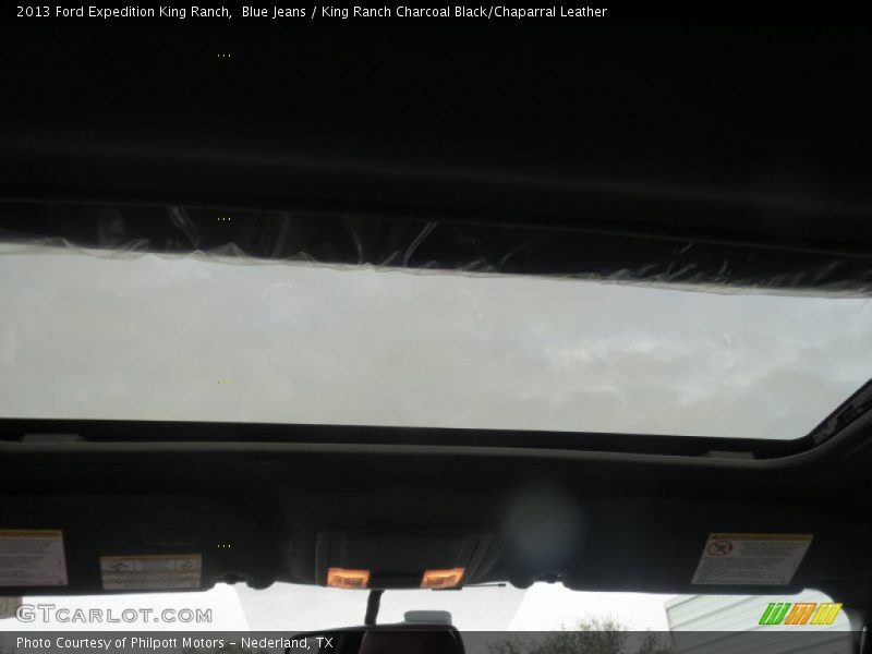 Blue Jeans / King Ranch Charcoal Black/Chaparral Leather 2013 Ford Expedition King Ranch