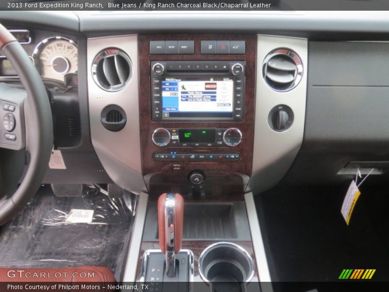 Blue Jeans / King Ranch Charcoal Black/Chaparral Leather 2013 Ford Expedition King Ranch