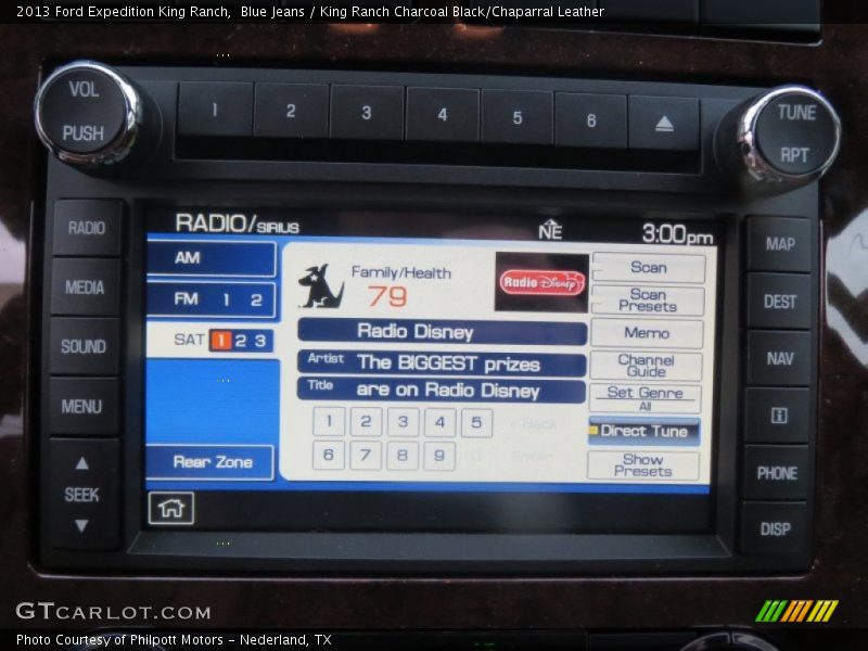 Blue Jeans / King Ranch Charcoal Black/Chaparral Leather 2013 Ford Expedition King Ranch