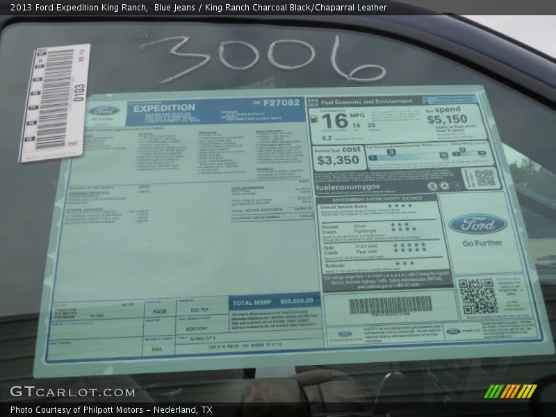  2013 Expedition King Ranch Window Sticker