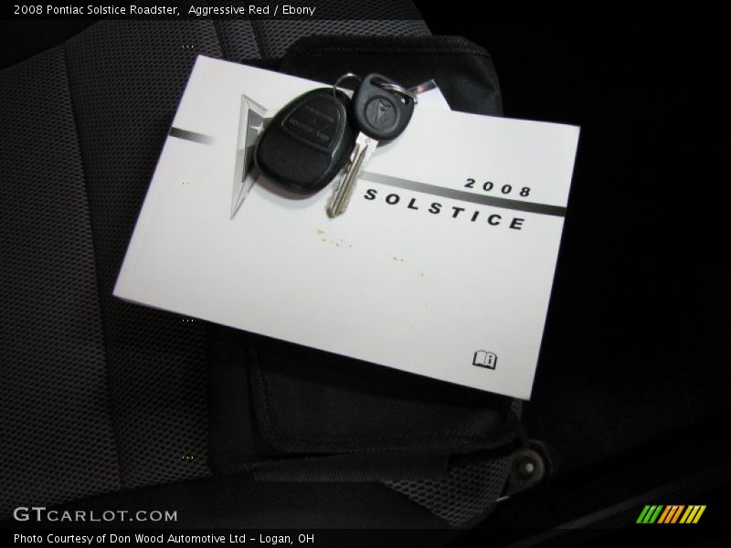 Aggressive Red / Ebony 2008 Pontiac Solstice Roadster