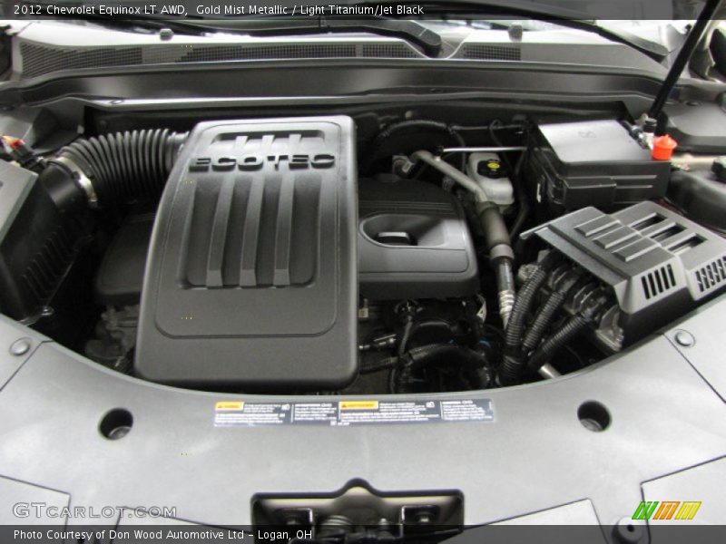 Gold Mist Metallic / Light Titanium/Jet Black 2012 Chevrolet Equinox LT AWD