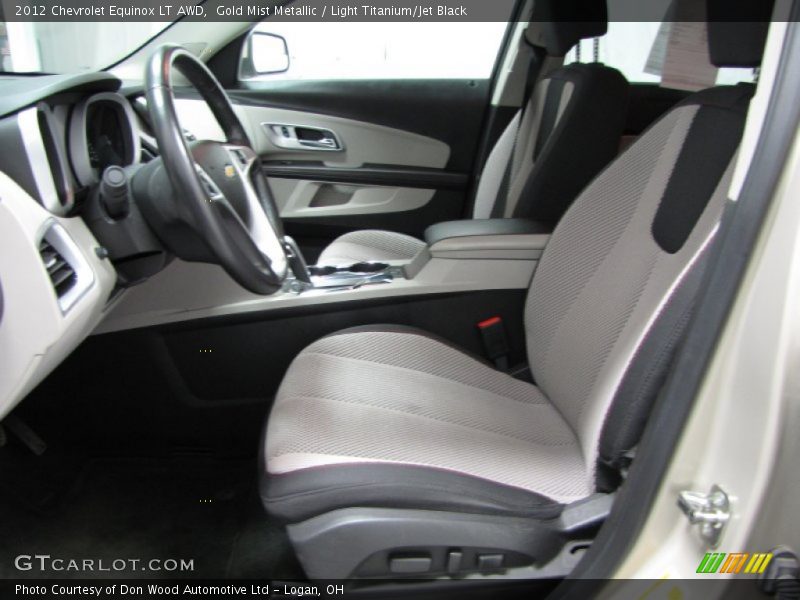 Gold Mist Metallic / Light Titanium/Jet Black 2012 Chevrolet Equinox LT AWD