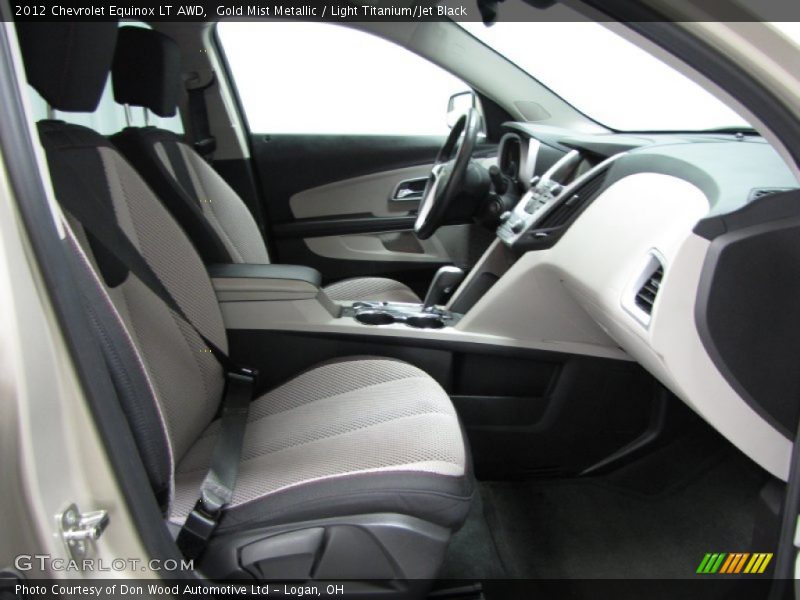 Gold Mist Metallic / Light Titanium/Jet Black 2012 Chevrolet Equinox LT AWD