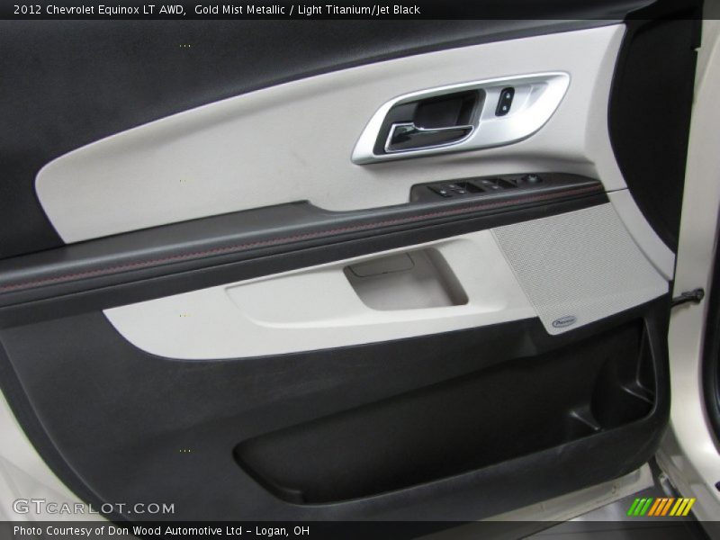 Gold Mist Metallic / Light Titanium/Jet Black 2012 Chevrolet Equinox LT AWD