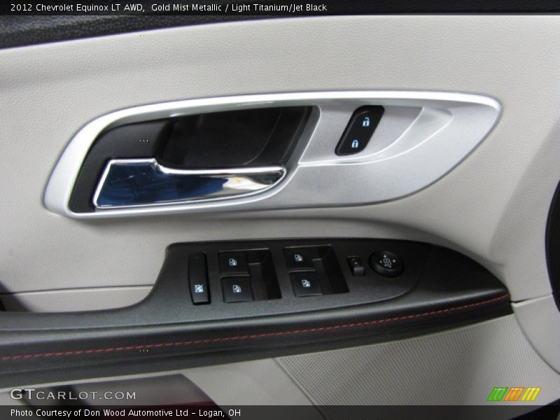 Gold Mist Metallic / Light Titanium/Jet Black 2012 Chevrolet Equinox LT AWD