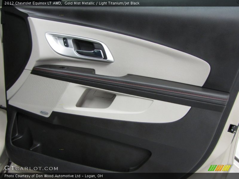 Gold Mist Metallic / Light Titanium/Jet Black 2012 Chevrolet Equinox LT AWD