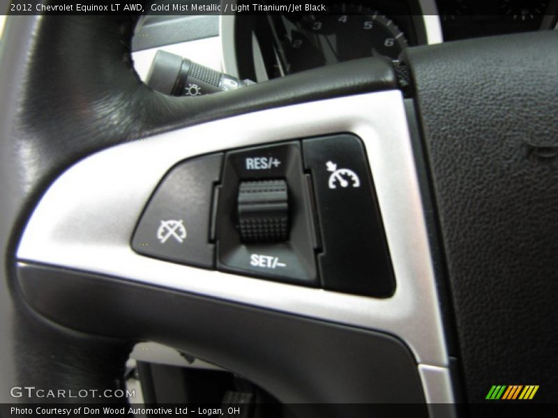 Gold Mist Metallic / Light Titanium/Jet Black 2012 Chevrolet Equinox LT AWD