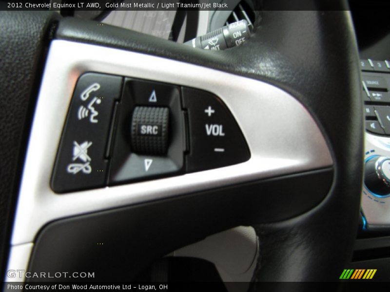 Gold Mist Metallic / Light Titanium/Jet Black 2012 Chevrolet Equinox LT AWD