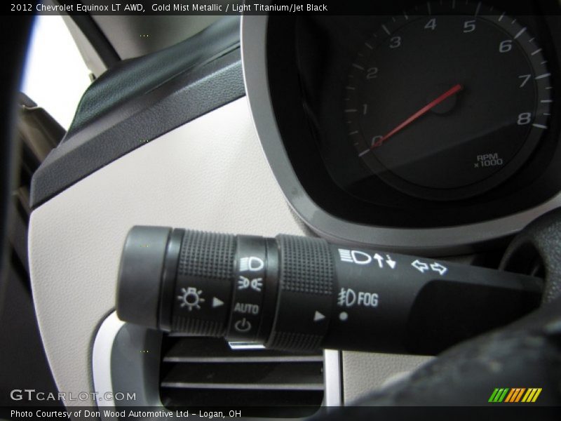 Gold Mist Metallic / Light Titanium/Jet Black 2012 Chevrolet Equinox LT AWD
