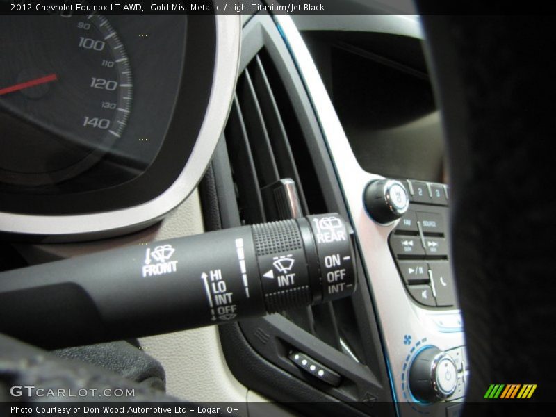 Gold Mist Metallic / Light Titanium/Jet Black 2012 Chevrolet Equinox LT AWD