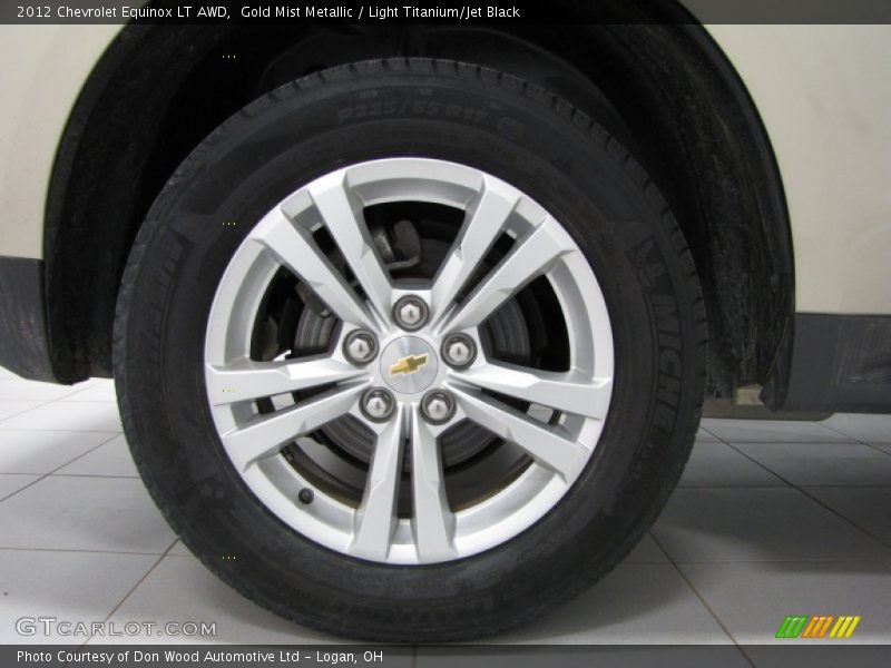 Gold Mist Metallic / Light Titanium/Jet Black 2012 Chevrolet Equinox LT AWD