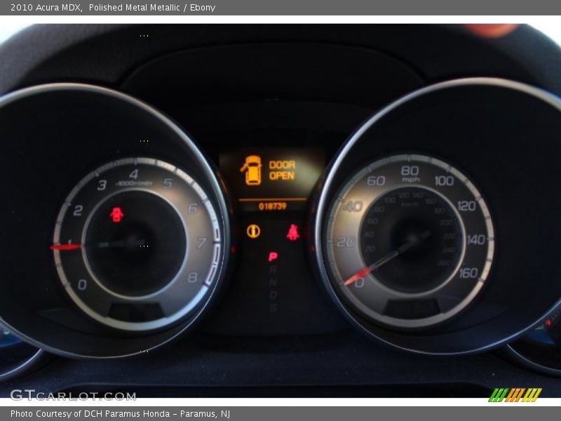 Polished Metal Metallic / Ebony 2010 Acura MDX