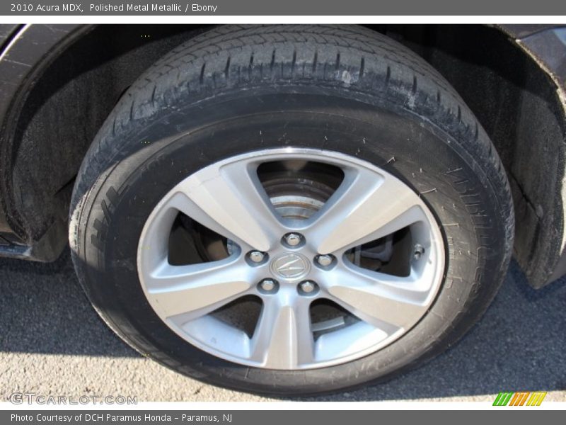 Polished Metal Metallic / Ebony 2010 Acura MDX