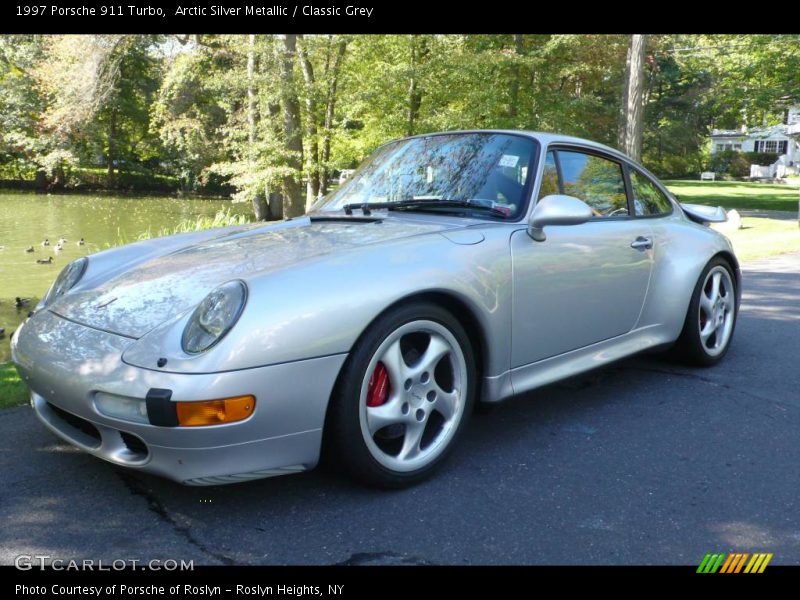 Arctic Silver Metallic / Classic Grey 1997 Porsche 911 Turbo