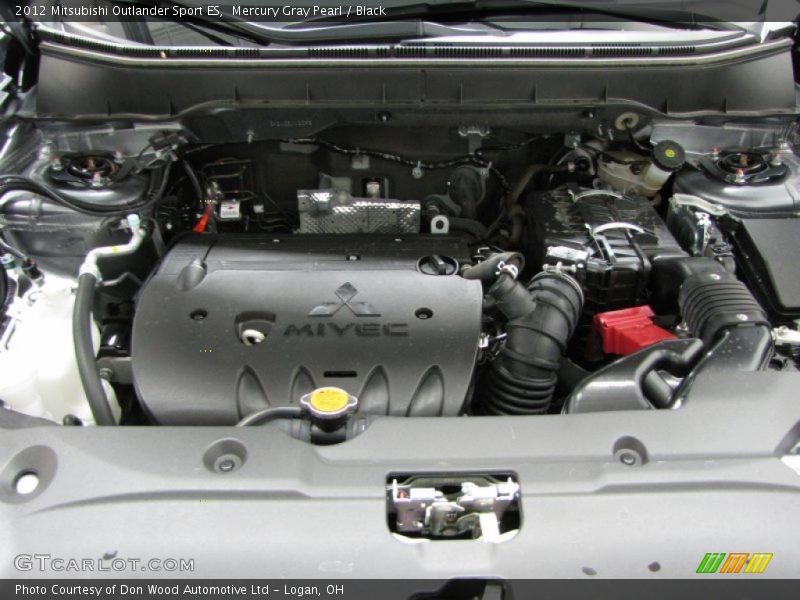 Mercury Gray Pearl / Black 2012 Mitsubishi Outlander Sport ES