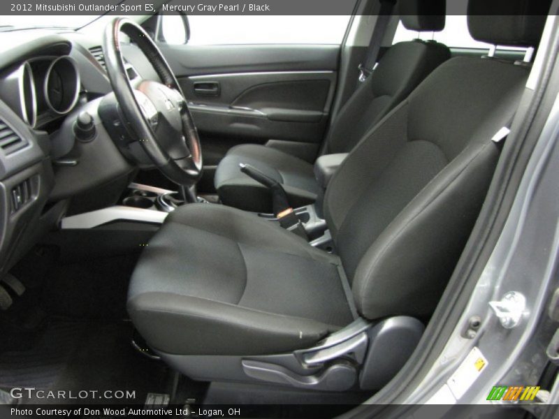 Mercury Gray Pearl / Black 2012 Mitsubishi Outlander Sport ES