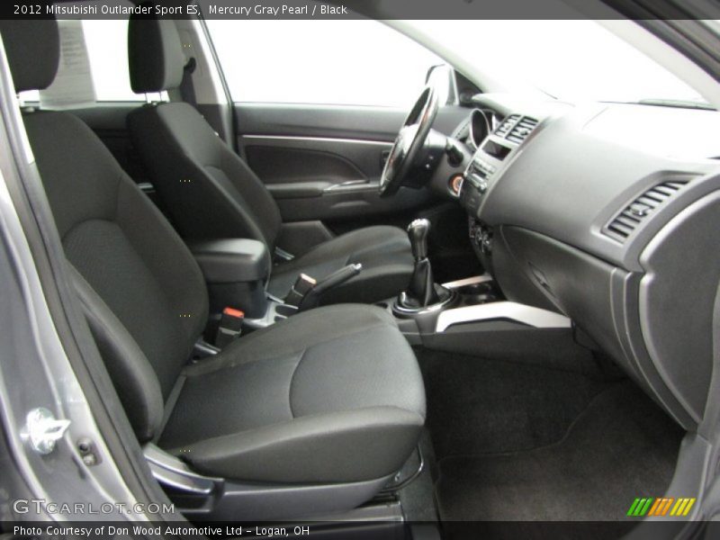 Mercury Gray Pearl / Black 2012 Mitsubishi Outlander Sport ES
