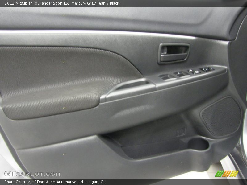 Mercury Gray Pearl / Black 2012 Mitsubishi Outlander Sport ES