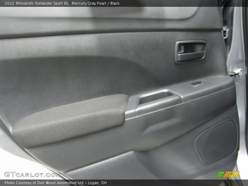 Mercury Gray Pearl / Black 2012 Mitsubishi Outlander Sport ES