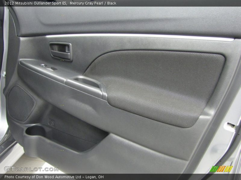 Mercury Gray Pearl / Black 2012 Mitsubishi Outlander Sport ES