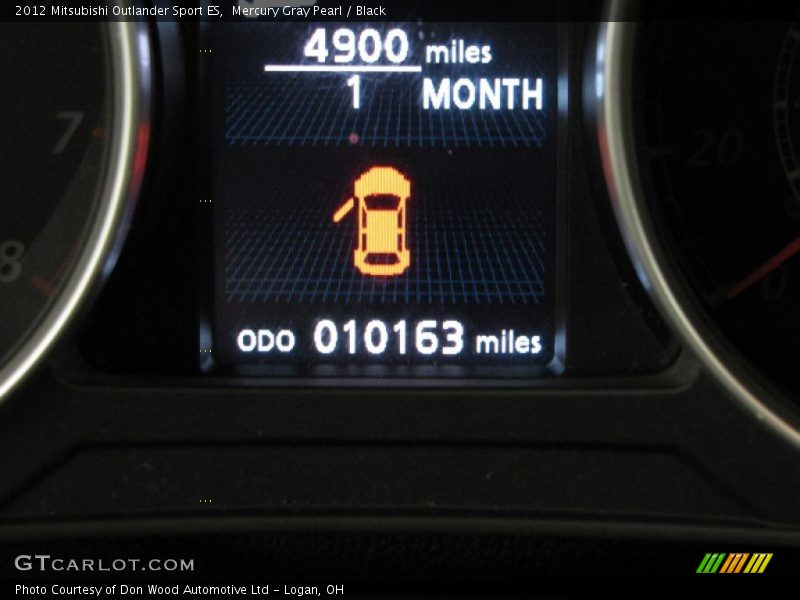 Mercury Gray Pearl / Black 2012 Mitsubishi Outlander Sport ES