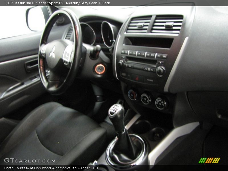 Mercury Gray Pearl / Black 2012 Mitsubishi Outlander Sport ES