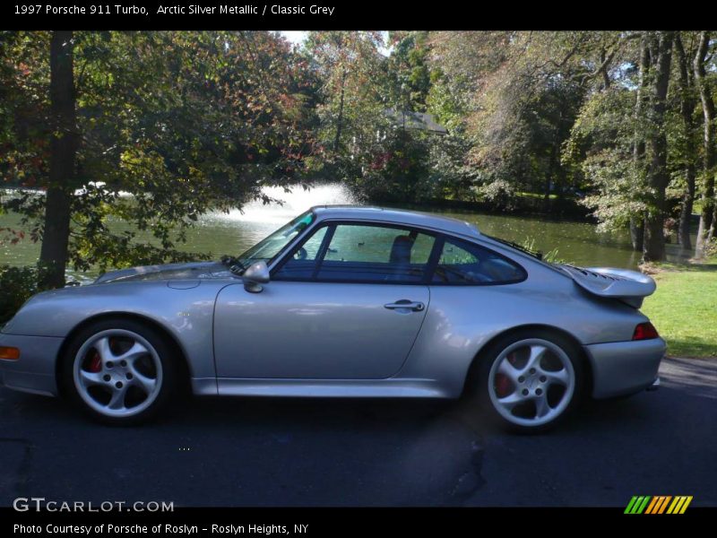 Arctic Silver Metallic / Classic Grey 1997 Porsche 911 Turbo